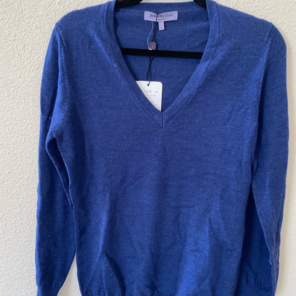 Brunel last Gori V-Neck Sweater